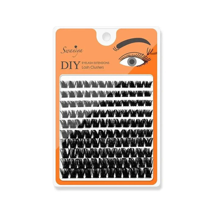 DIY Lash Cluster LC20 D curl 10-16MIX| Swaniya Lashes