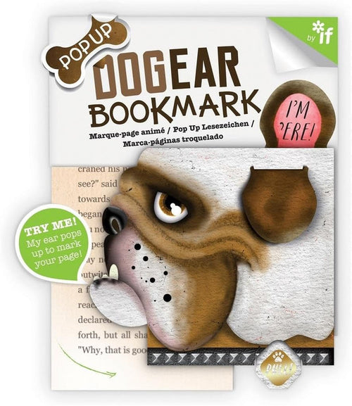 Dog Ear Bookmarks - 'Stanley the Bulldog'
