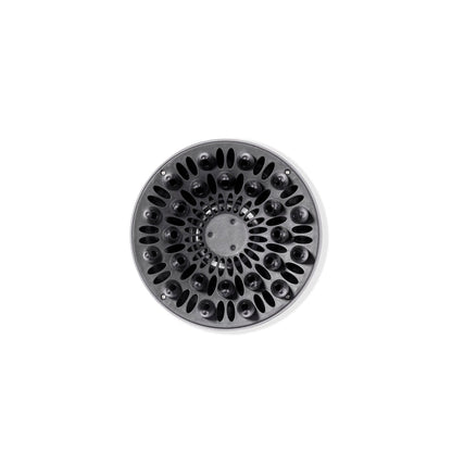 The vented side of the black Doux diffuser for Soleil is facing you so you can see the prongs.