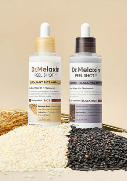 [DR. MELAXIN] Peel Shot Exfoliant White Rice Ampoule 80ml