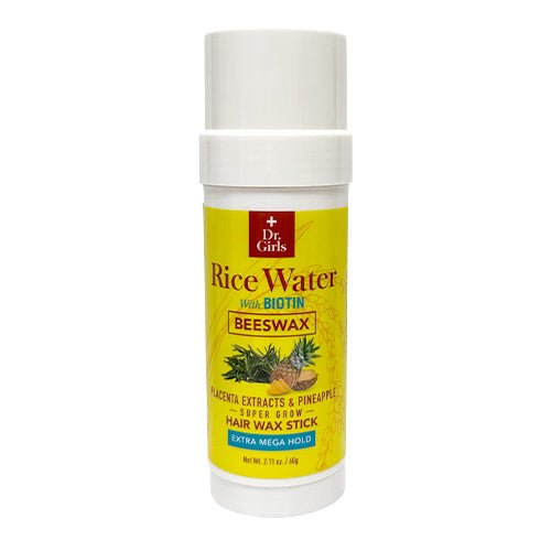 Dr.Girls Rice Water Extra Mega Hold Hair Beeswax Stick 2.11oz/ 60g - ikatehouse