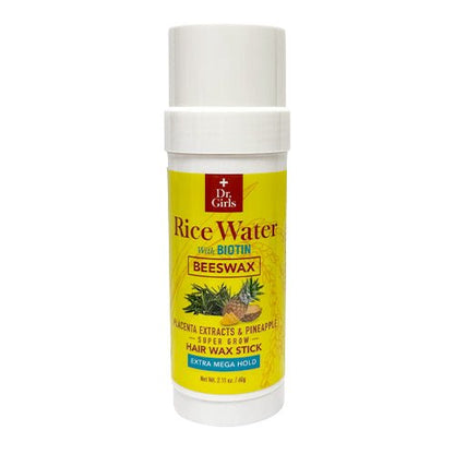Dr.Girls Rice Water Extra Mega Hold Hair Beeswax Stick 2.11oz/ 60g - ikatehouse
