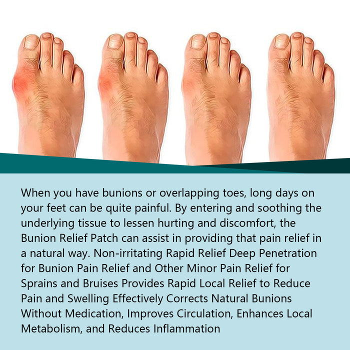 EELHOE Bunion Patch Relieve Foot Toe Swelling Pain Patch EELHOE COSMETICS