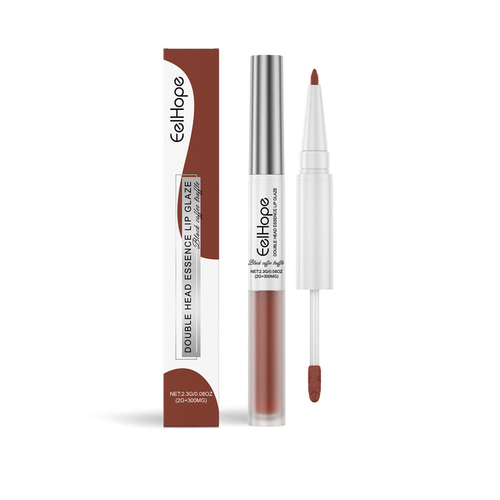 EELHOE Double-headed Outline Lips Liner & Lip Lacquer Pen Black Coffee Truffle EELHOE COSMETICS