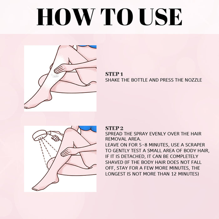 EELHOE Honey Spray depilation Hair Removal Spray Removes All Over The Body EELHOE COSMETICS