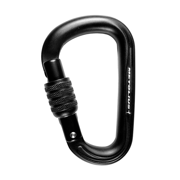 Element II Screw Lock Carabiner - Metolius logo side