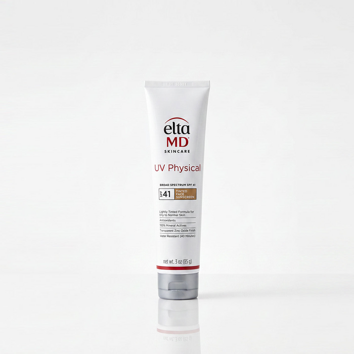 Eltma MD UV Physical sunscreen tube on a white background