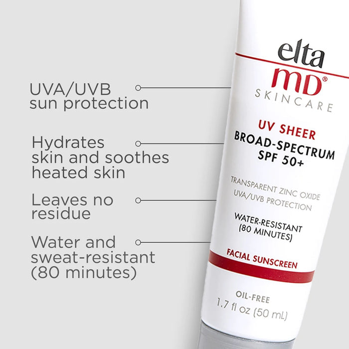 EltaMD Skincare UV Sheer SPF 50+ Sunscreen