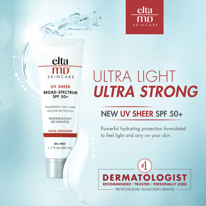 EltaMD Skincare UV Sheer SPF 50+ Sunscreen