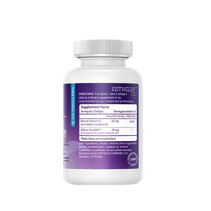 ESTHELIV PQQ Cellular Skin Recovery Softgel 60 capsules
