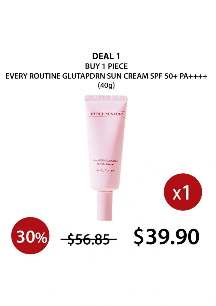 (BUY 1) EVERY ROUTINE GLUTAPDRN SUN CREAM