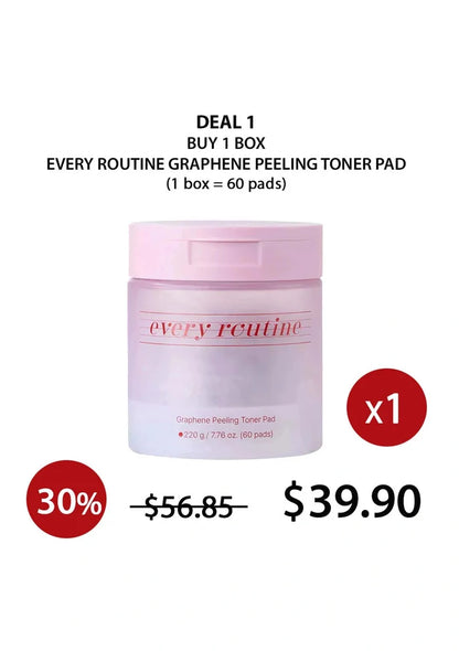 (BUY 1) EVERY ROUTINE PEELING TONER PAD