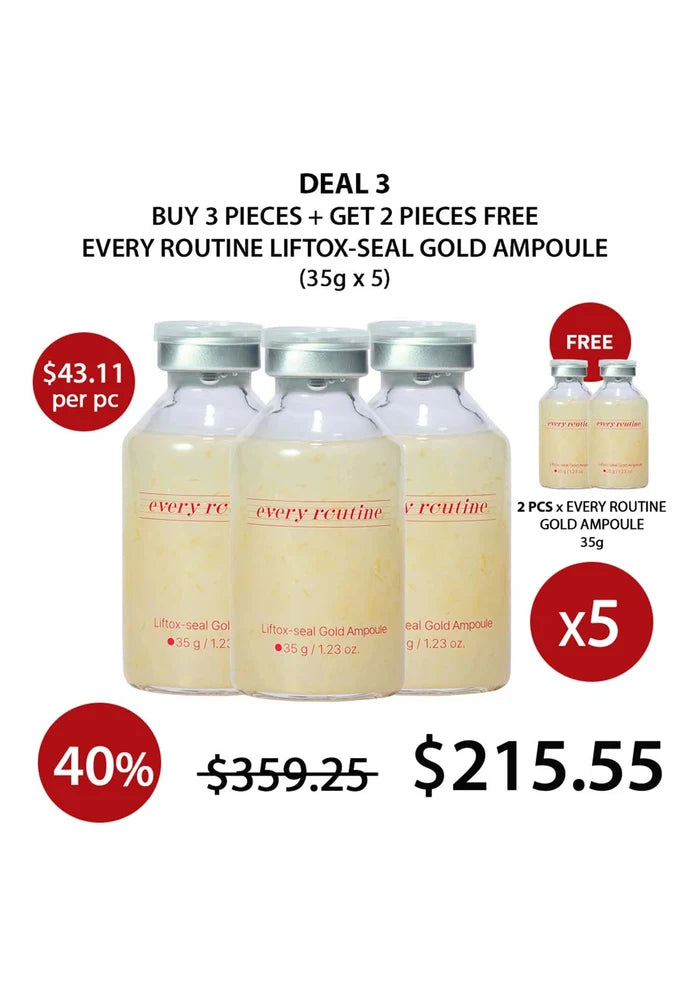 (BUY 3+2 FREE) EVERY ROUTINE GOLD AMPOULE