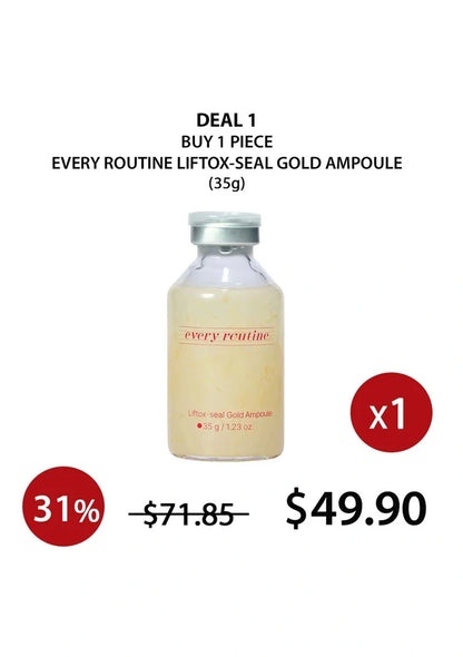 (BUY 1) EVERY ROUTINE GOLD AMPOULE
