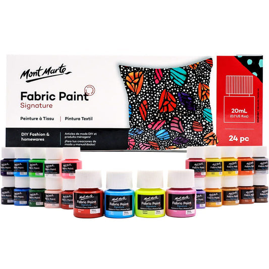 Fabric Paint Set Signature 24pc x 20ml (0.7 US fl.oz)