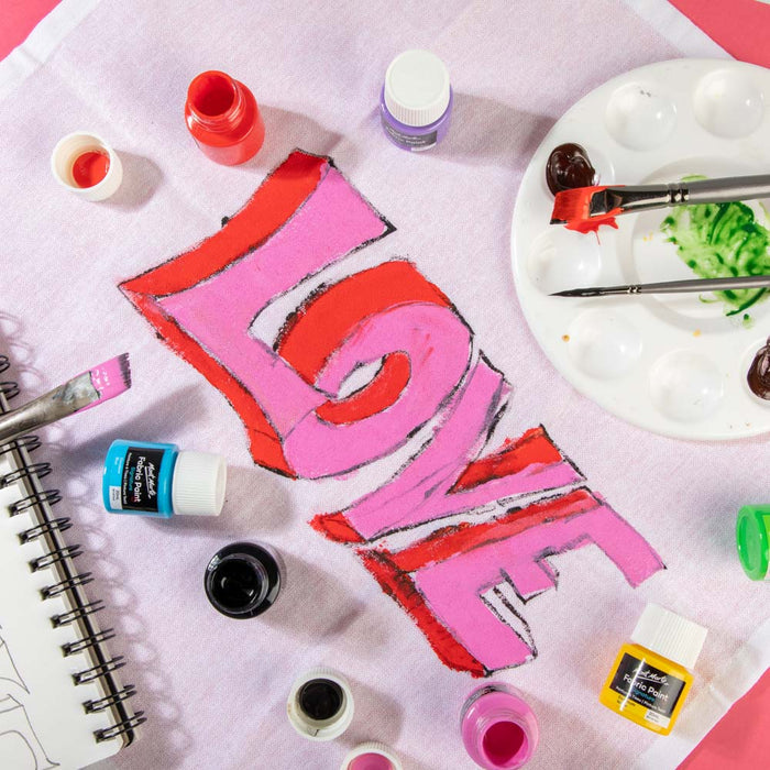 Fabric Paint Signature 12pc x 20ml (0.7 US fl.oz)
