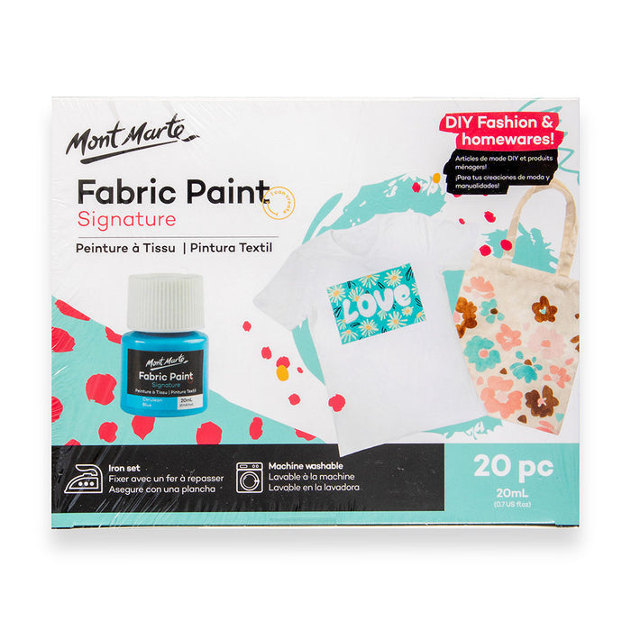 Fabric Paint Signature 20pc x 20ml (0.7 US fl.oz)