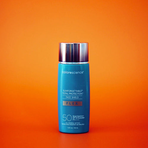 Product photo of Colorescience Face Shield Flex Tinted Mineral Sunscreen for sale at Clover Skin Bar in Lindon Utah