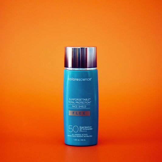 Product photo of Colorescience Face Shield Flex Tinted Mineral Sunscreen for sale at Clover Skin Bar in Lindon Utah