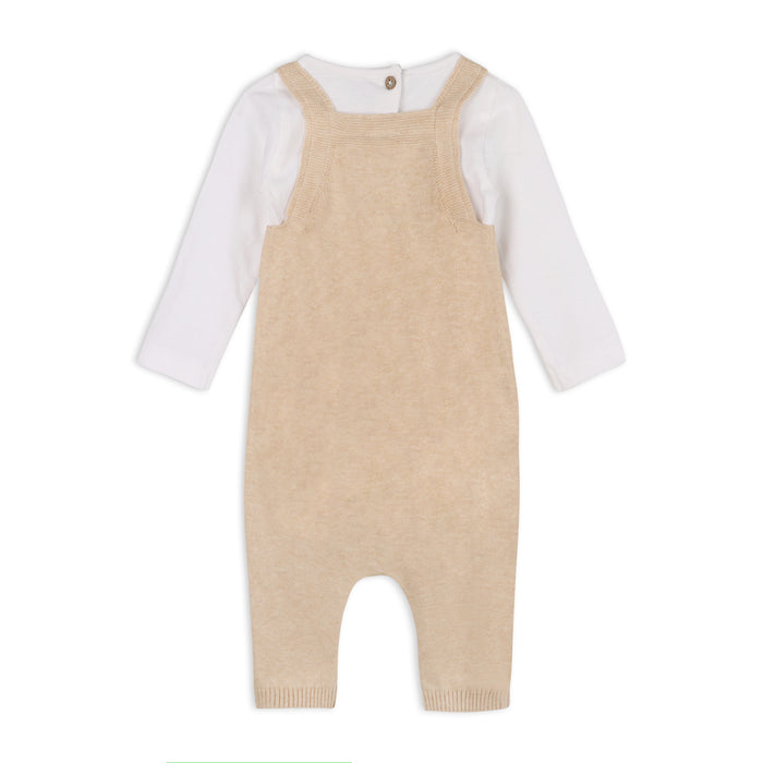 Farm Embroidered Baby Overall & Bodysuit Set (Organic Cotton)