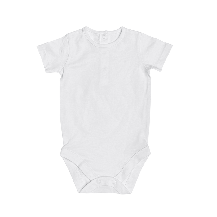 Short Sleeve Organic Cotton Baby Bodysuit