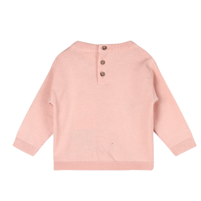 Farm Windmill Applique Sweater Knit Baby Pullover (Organic Cotton)