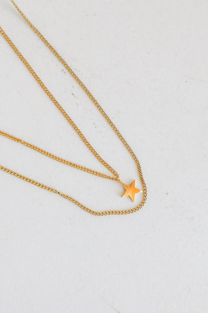 Alice Star Charm Layered Necklace