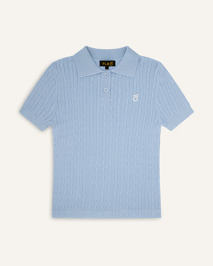 FLB Cable Knit Polo