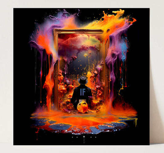Fluid Rapture 7"x7" Art Print