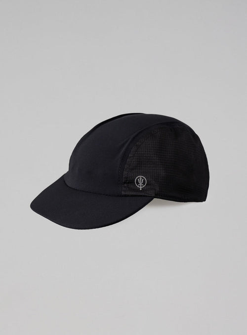 Hem Cut Out Image of Force Lightweight Running Cap In Obsidian Black (GM)
