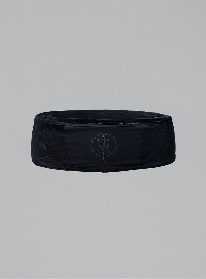 Hem Cut Out Image of Force Running Belt In Obsidian Black (GM)