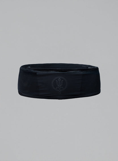 Hem Cut Out Image of Force Running Belt In Obsidian Black (GM)