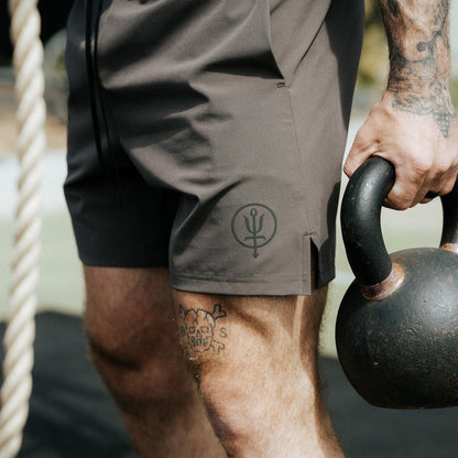 Creative Image Of Force Velocity Motion Shorts In Raven Grey (ITF)