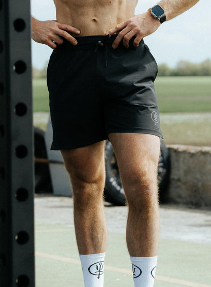 Creative Image Of Force Velocity Motion Shorts In Obsidian Black (ITF)