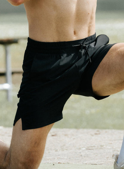 Creative Image Of Force Velocity Motion Shorts In Obsidian Black (ITF)