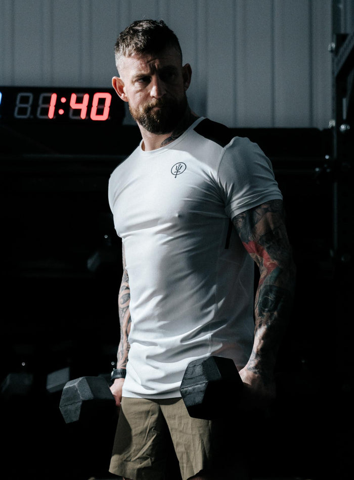 Creative Image Of Force Velocity Technical T-Shirt In Optic White (ITF)