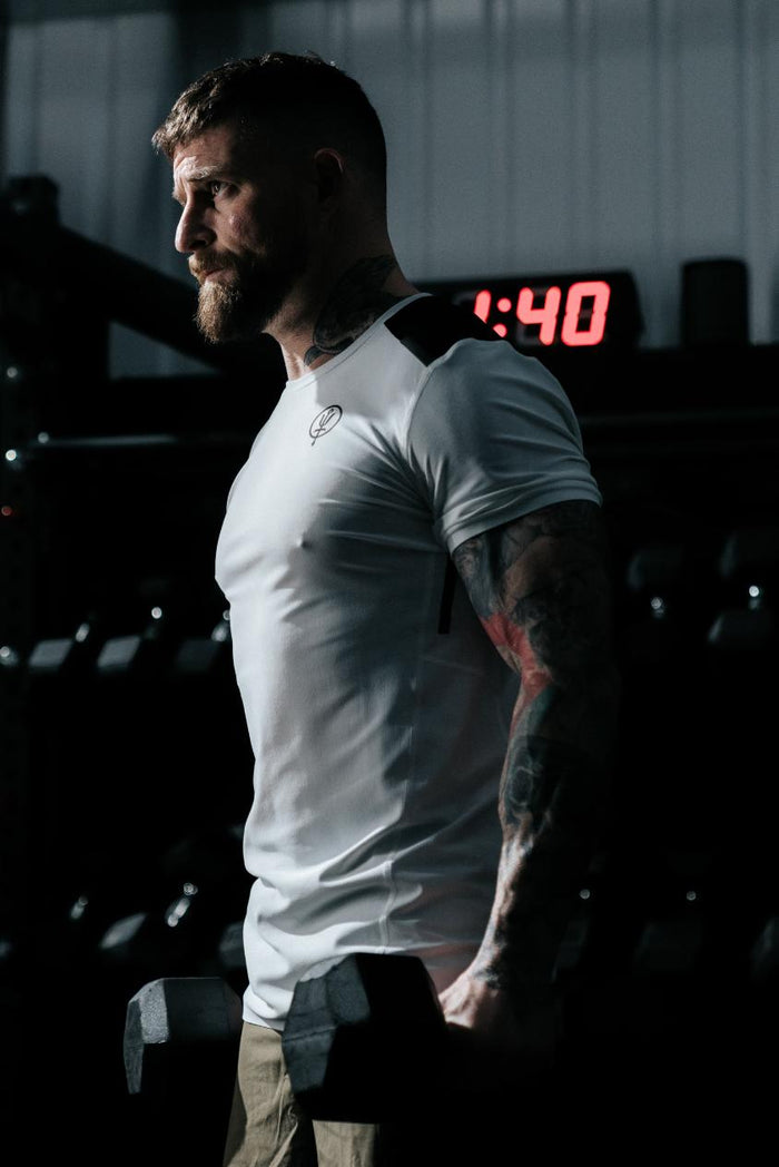 Creative Image Of Force Velocity Technical T-Shirt In Optic White (ITF)