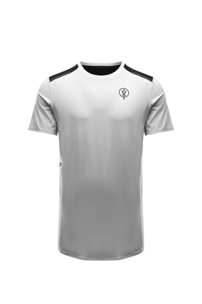 SM Cut of Out Force Velocity Technical T-Shirt In Optic White (GM)