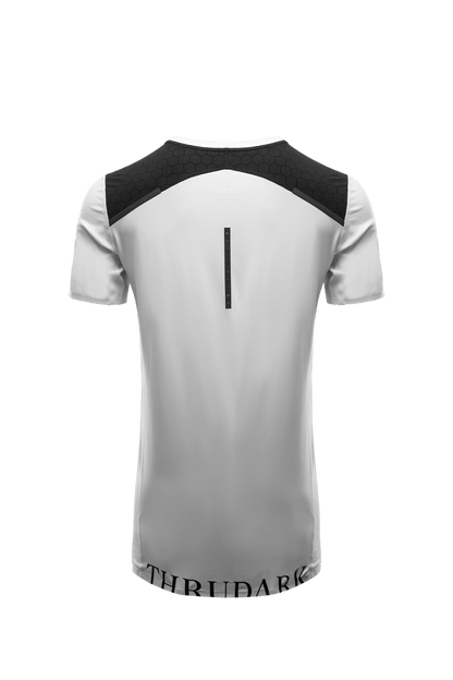 SM Cut of Out Force Velocity Technical T-Shirt In Optic White (GM)