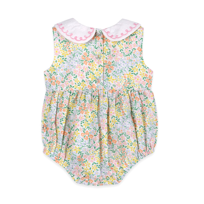 Francis Floral Baby Romper Back (Organic)