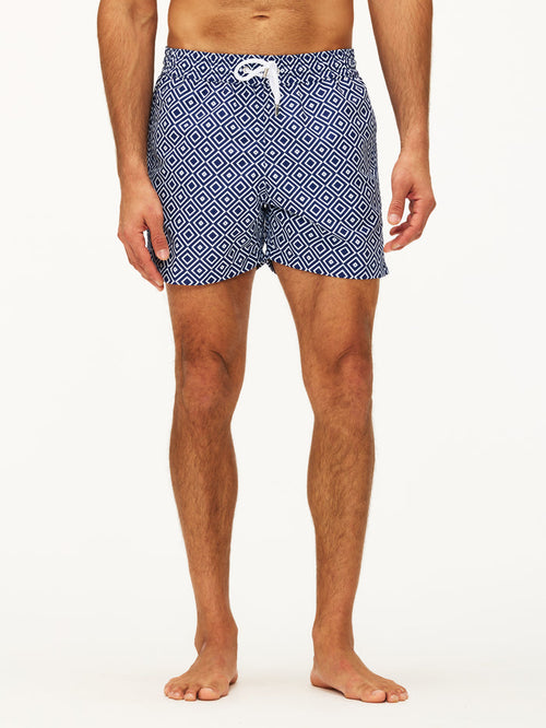 Frescobol Carioca Rio Swim Shorts Angra Print