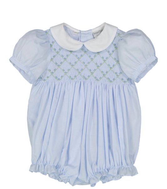 Friedknit Floral Bullions/Diamond Bubble-Blue