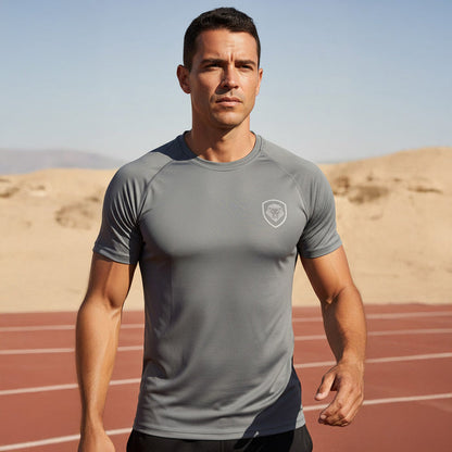 Future Looks Bright Grey Performance Short Sleeve T-Shirt