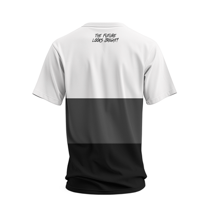 Future Looks Bright Lion Shield White Tri Color Premium Short Sleeve T-Shirt