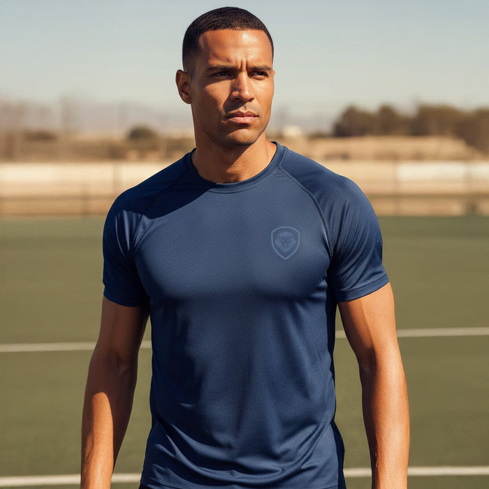 Future Looks Bright Navy Performance Short Sleeve T-Shirt