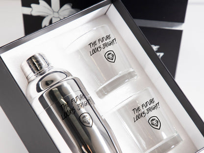 Future Looks Bright Silver Cocktail Gift Set