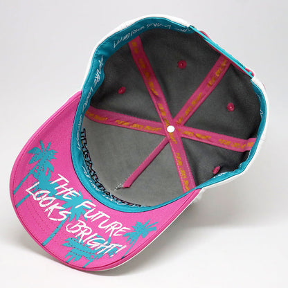 Future Looks Bright Valuetainment Orlando White and Teal Snapback Hat