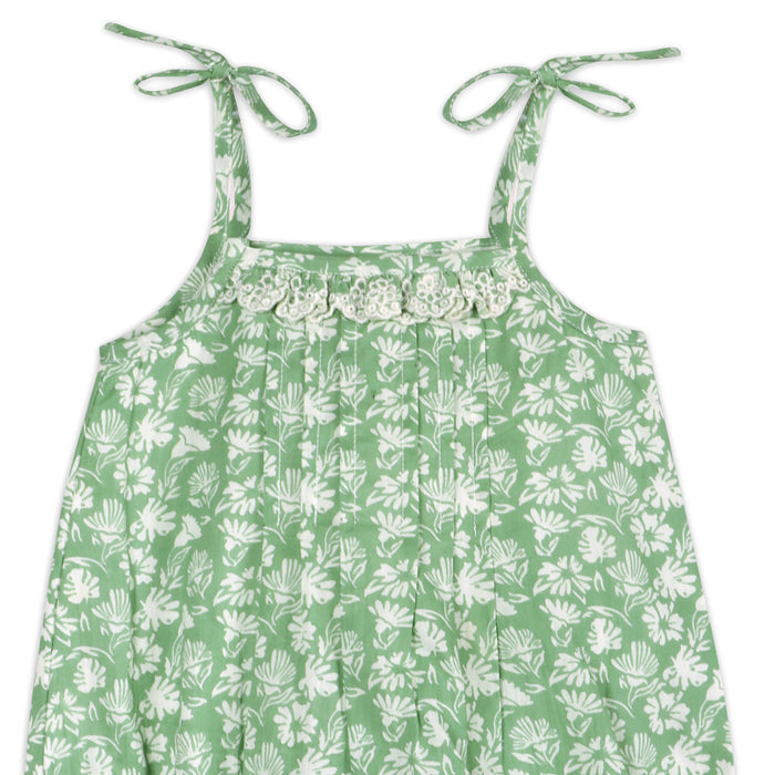 Garden Baby Romper Detail (Organic)