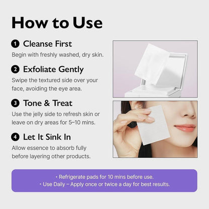 Genabelle Melacare Jelly Touch Dual Pad 60 pads