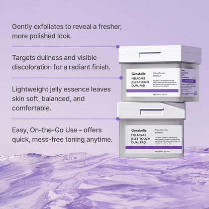 Genabelle Melacare Jelly Touch Dual Pad 60 pads